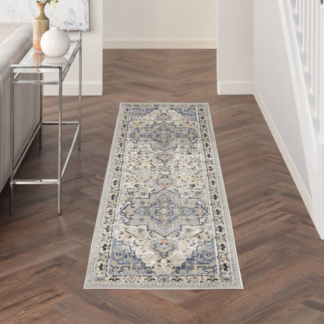 Nourison Nourison Essentials Persian Nre07 Blue Rug - Nourison - 99446965554