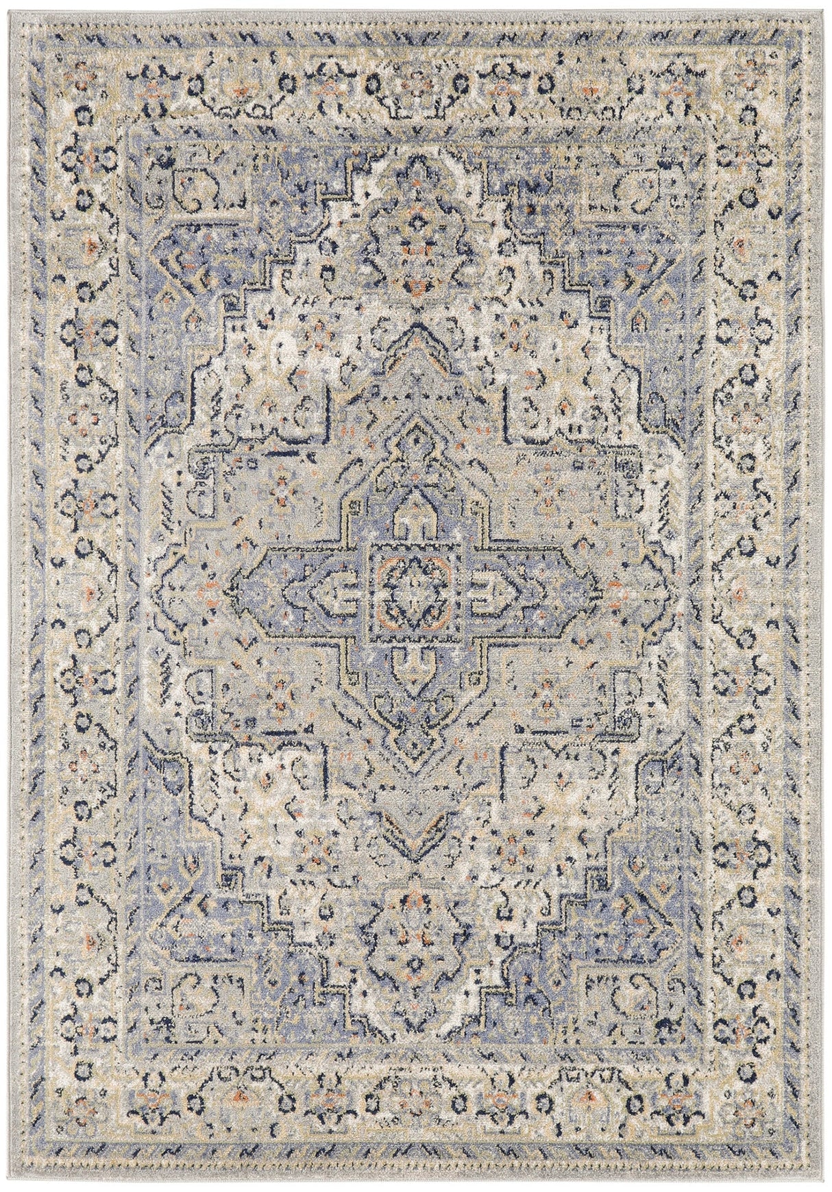 Nourison Nourison Essentials Persian Nre07 Blue Rug - Nourison - 99446965578