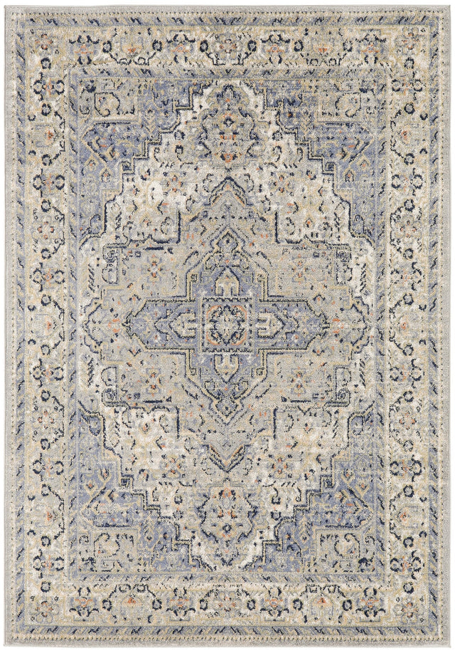 Nourison Nourison Essentials Persian Nre07 Blue Rug - Nourison - 99446965578