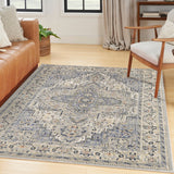 Nourison Nourison Essentials Persian Nre07 Blue Rug - Nourison - 99446965578