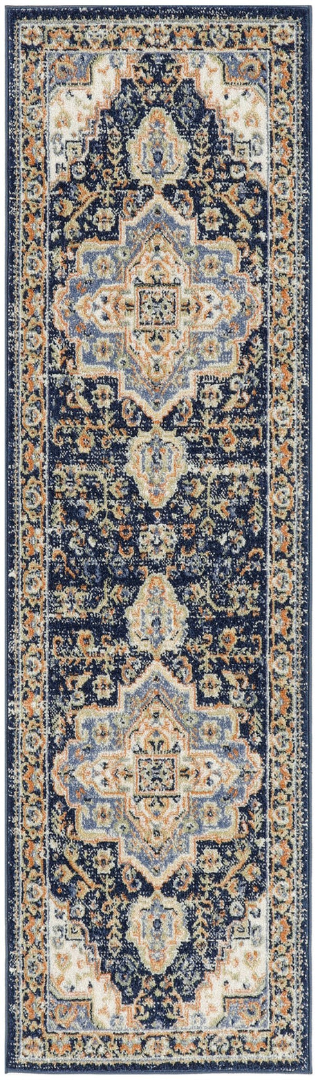 Nourison Nourison Essentials Persian Nre07 Navy Rug - Nourison - 99446965417