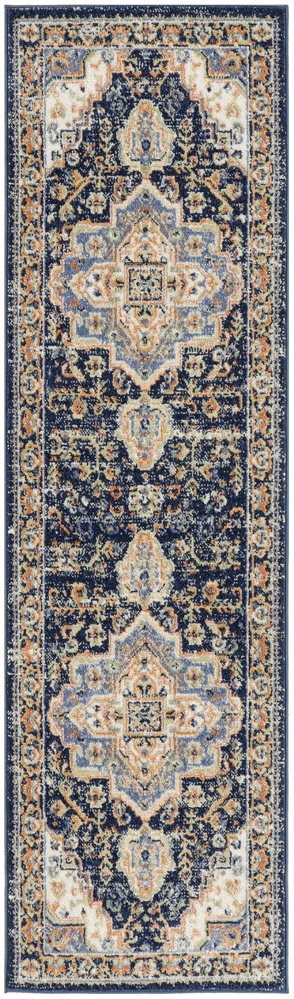 Nourison Nourison Essentials Persian Nre07 Navy Rug - Nourison - 99446965417