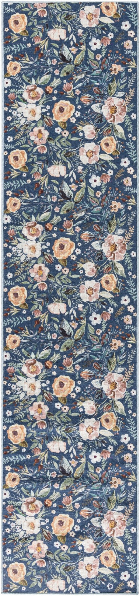 Nourison Nourison Washables Nwb01 Navy Multicolor Rug - Nourison - 99446912176