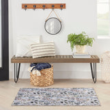 Nourison Nourison Washables Nwb05 Grey Multicolor Rug - Nourison - 99446912978