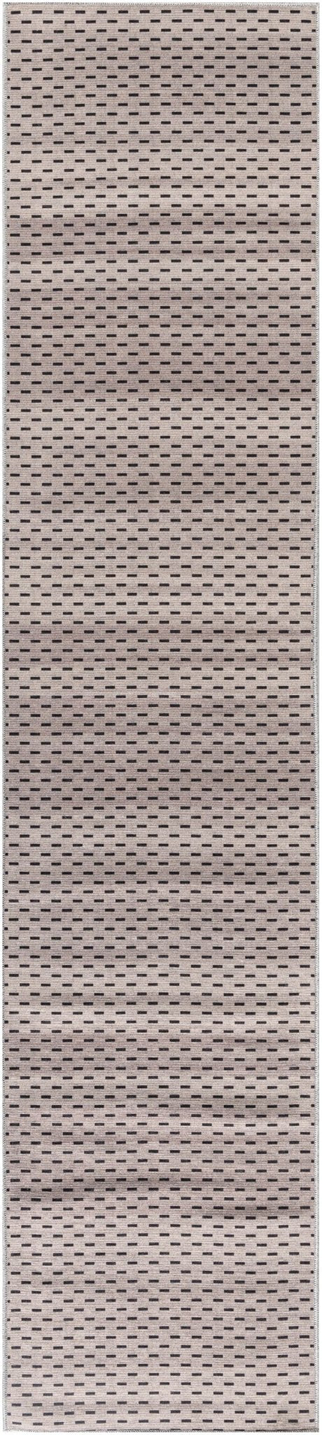 Nourison Nourison Washables Nwb12 Cream Black Rug - Nourison - 99446913661