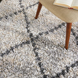 Nourison Oslo Shag Osl01 Silver Grey Rugs - Nourison - 99446711083