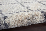 Nourison Oslo Shag Osl01 Silver Grey Rugs - Nourison - 99446711083