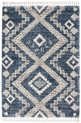 Nourison Oslo Shag Osl02 Denim Blue Rugs - Nourison - 99446711199