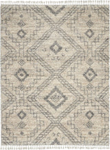 Nourison Oslo Shag Osl02 Ivory / Grey Rugs - Nourison - 99446711120