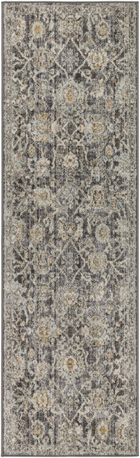 Nourison Oushak Home Ous01 Charcoal Rug - Nourison - 99446949073