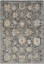 Nourison Oushak Home Ous01 Charcoal Rug - Nourison - 99446949080