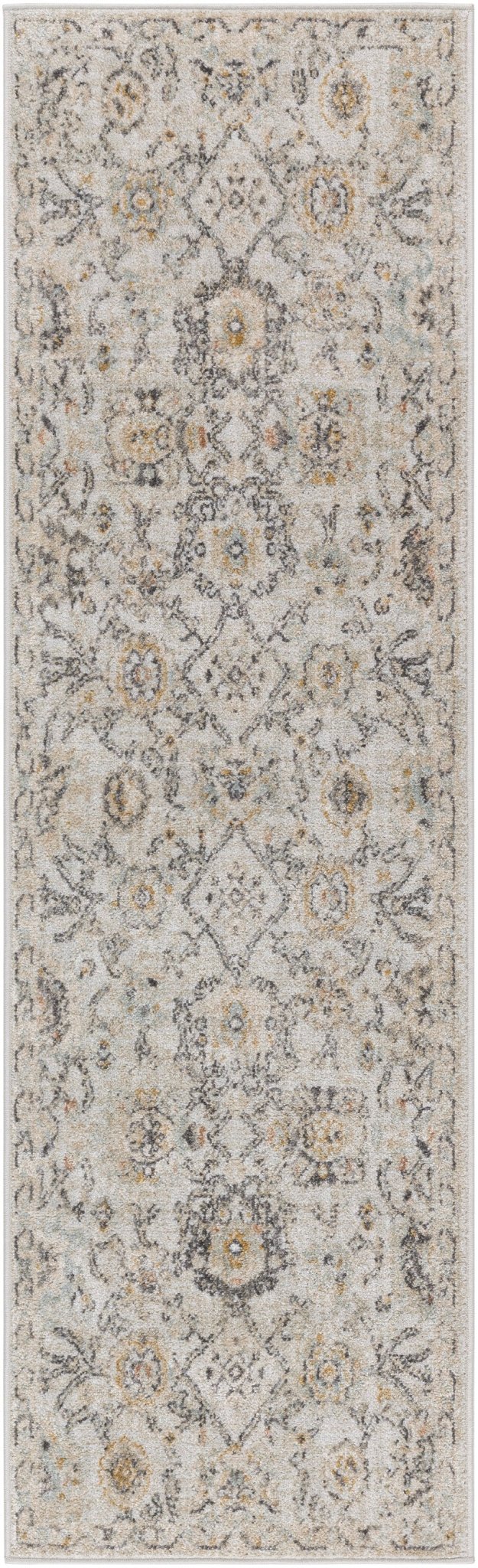 Nourison Oushak Home Ous01 Grey Rug - Nourison - 99446949240