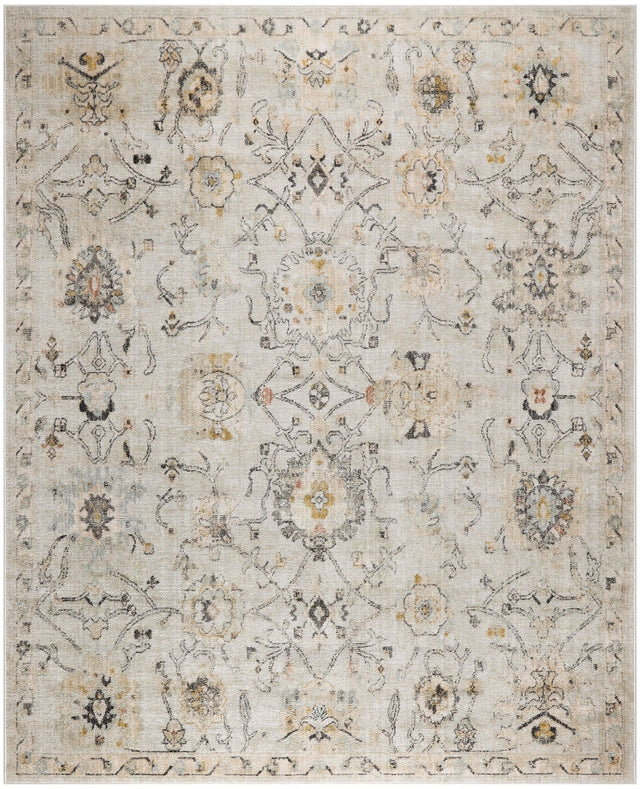 Nourison Oushak Home Ous01 Grey Rug - Nourison - 99446949264