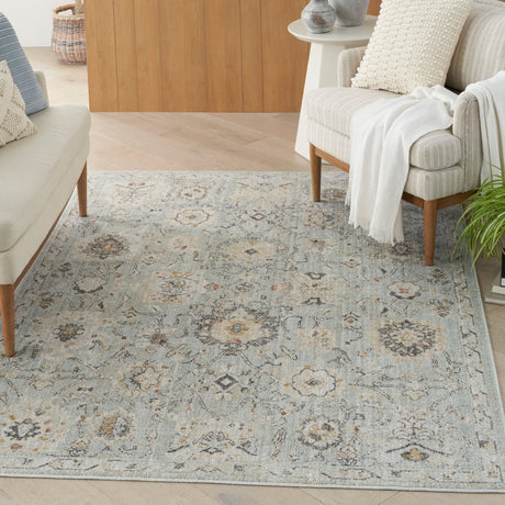 Nourison Oushak Home Ous01 Mint Rug - Nourison - 99446949110