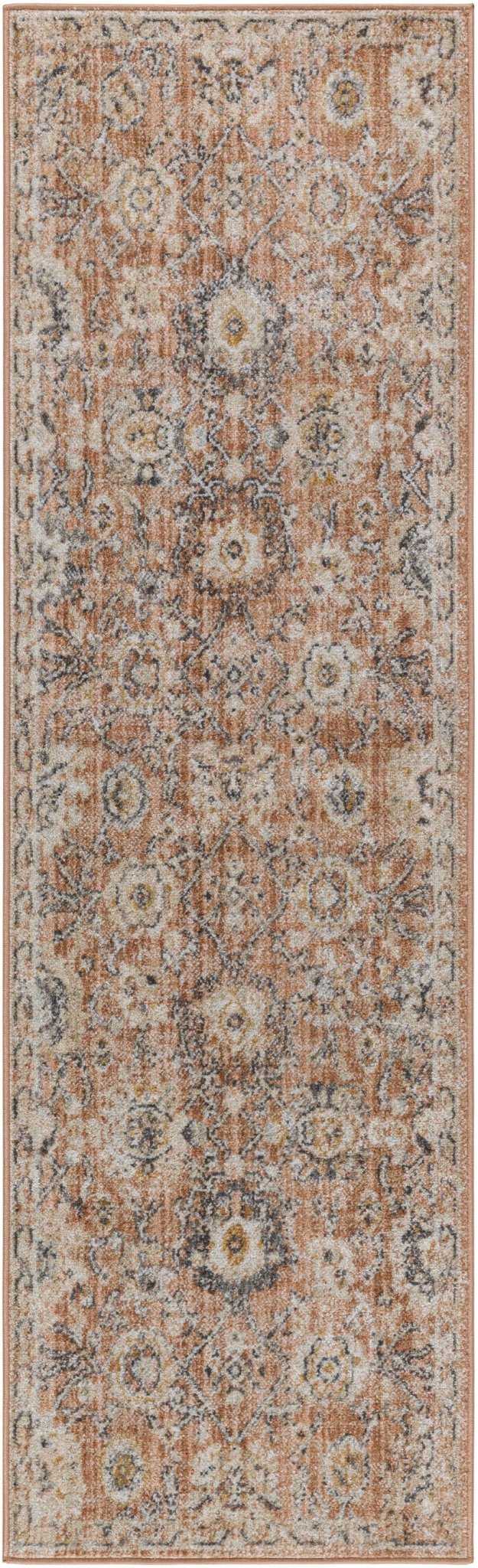 Nourison Oushak Home Ous01 Rust Rug - Nourison - 99446949035