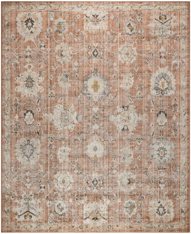 Nourison Oushak Home Ous01 Rust Rug - Nourison - 99446949042