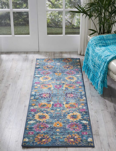 Nourison Passion Psn01 Denim Rugs - Nourison - 38750