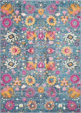 Nourison Passion PSN01 Machine Made Denim Rug