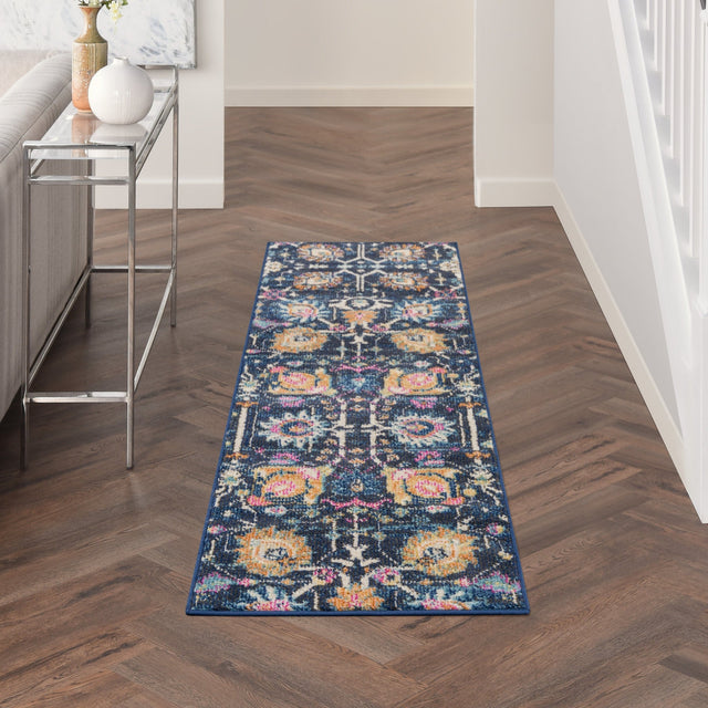 Nourison Passion Psn01 Navy Rug - Nourison - 99446272089