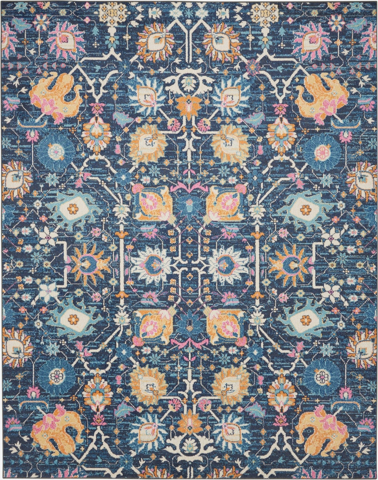 Nourison Passion Psn01 Navy Rug - Nourison - 99446272089