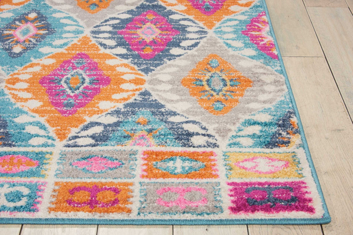 Nourison Passion PSN02 Machine Made Multicolor Rug