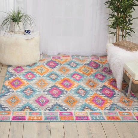 Nourison Passion PSN02 Machine Made Multicolor Rug