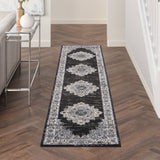 Nourison Passion Psn03 Black Ivory Rug - Nourison - 99446018557