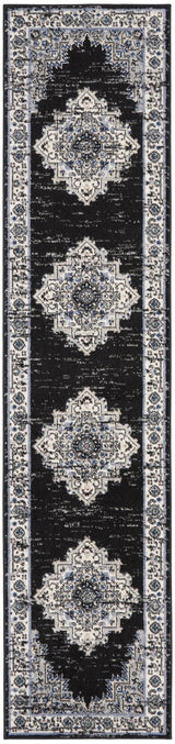 Nourison Passion Psn03 Black Ivory Rug - Nourison - 99446018564