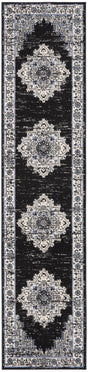 Nourison Passion Psn03 Black Ivory Rug - Nourison - 99446018564