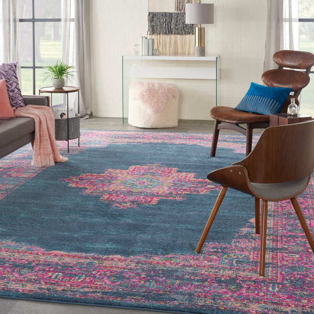 Nourison Passion Psn03 Blue Rug - Nourison - 99446396853