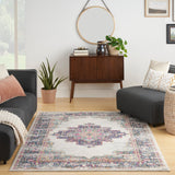 Nourison Passion Psn03 Ivory Blue Rug - Nourison - 99446900777