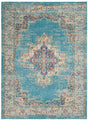 Nourison Passion Psn03 Light Blue Rug - Nourison - 99446477484