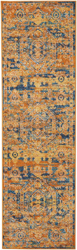 Nourison Passion Psn07 Teal/Sun Rug - Nourison - 99446388346