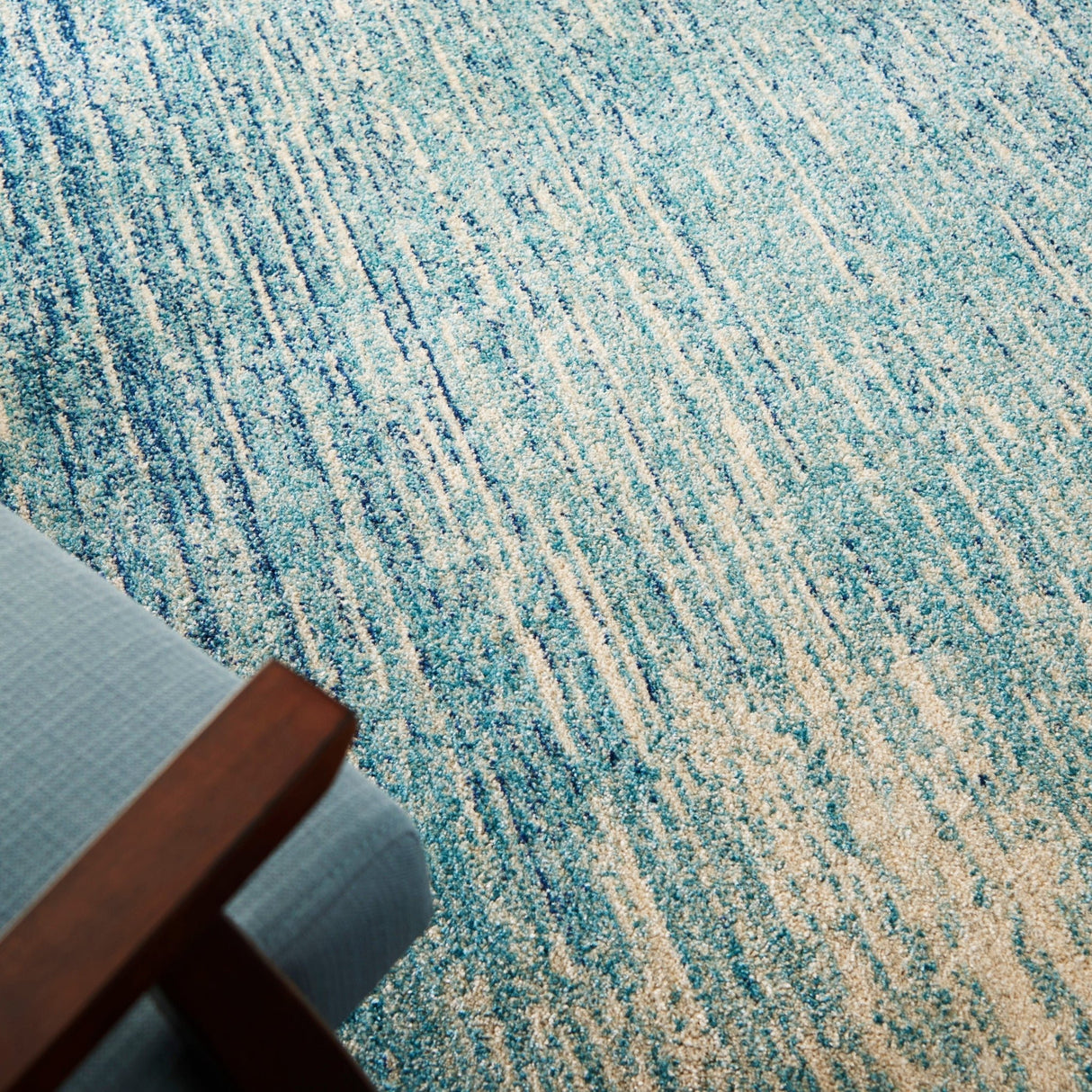 Nourison Passion Psn09 Navy/Light Blue Rug - Nourison - 99446272201