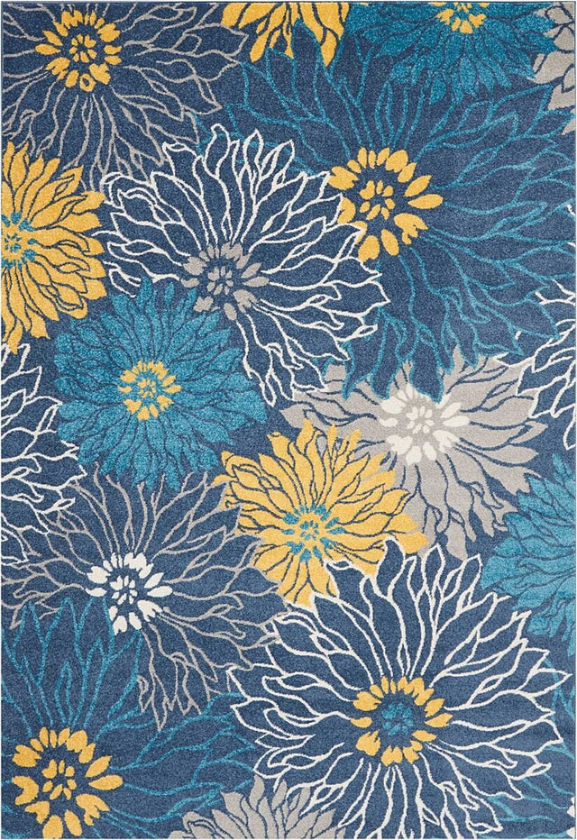 Nourison Passion Psn17 Blue Rugs - Nourison - 40302