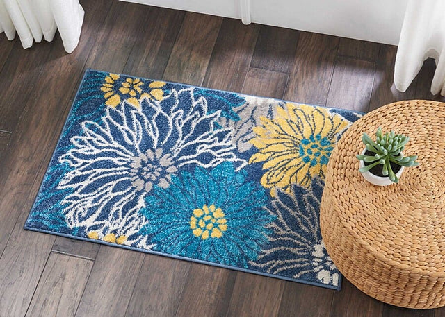 Nourison Passion Psn17 Blue Rugs - Nourison - 40302