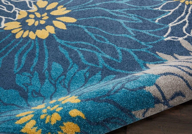 Nourison Passion Psn17 Blue Rugs - Nourison - 40302