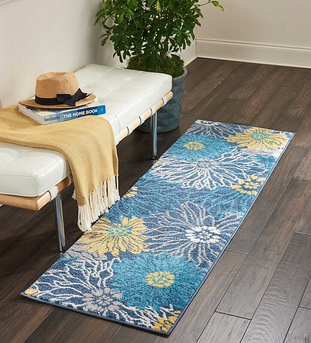 Nourison Passion Psn17 Blue Rugs - Nourison - 40302