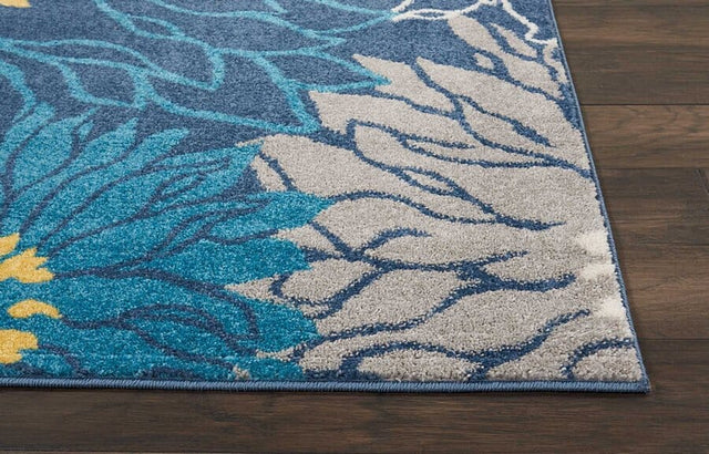 Nourison Passion Psn17 Blue Rugs - Nourison - 40302