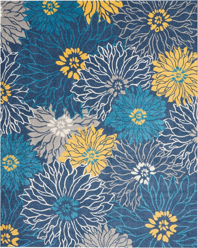 Nourison Passion Psn17 Blue Rugs - Nourison - 40302