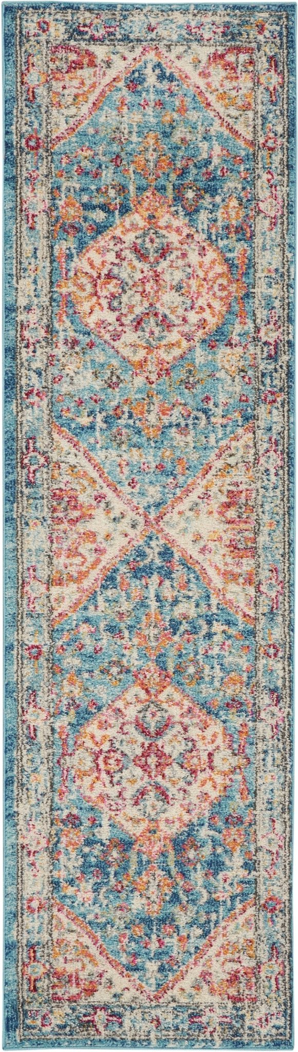 Nourison Passion Psn23 Ivory/Light Blue Rugs - Nourison - 99446734884