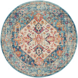 Nourison Passion Psn23 Ivory/Light Blue Rugs - Nourison - 99446809230