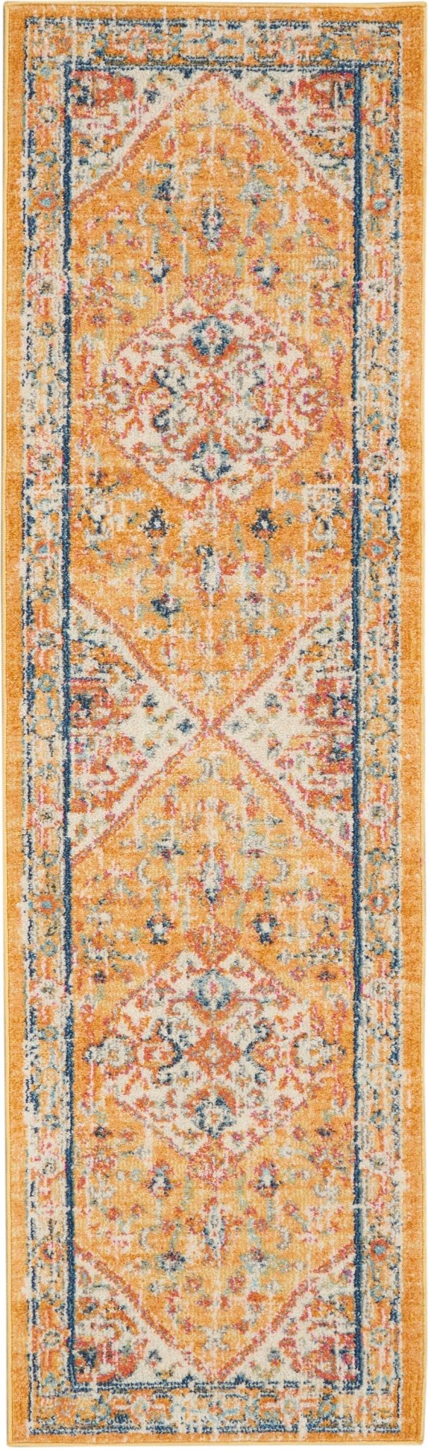 Nourison Passion Psn23 Ivory/Yellow Rugs - Nourison - 99446735102