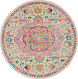 Nourison Passion Psn25 Ivory/Pink Rugs - Nourison - 99446748195