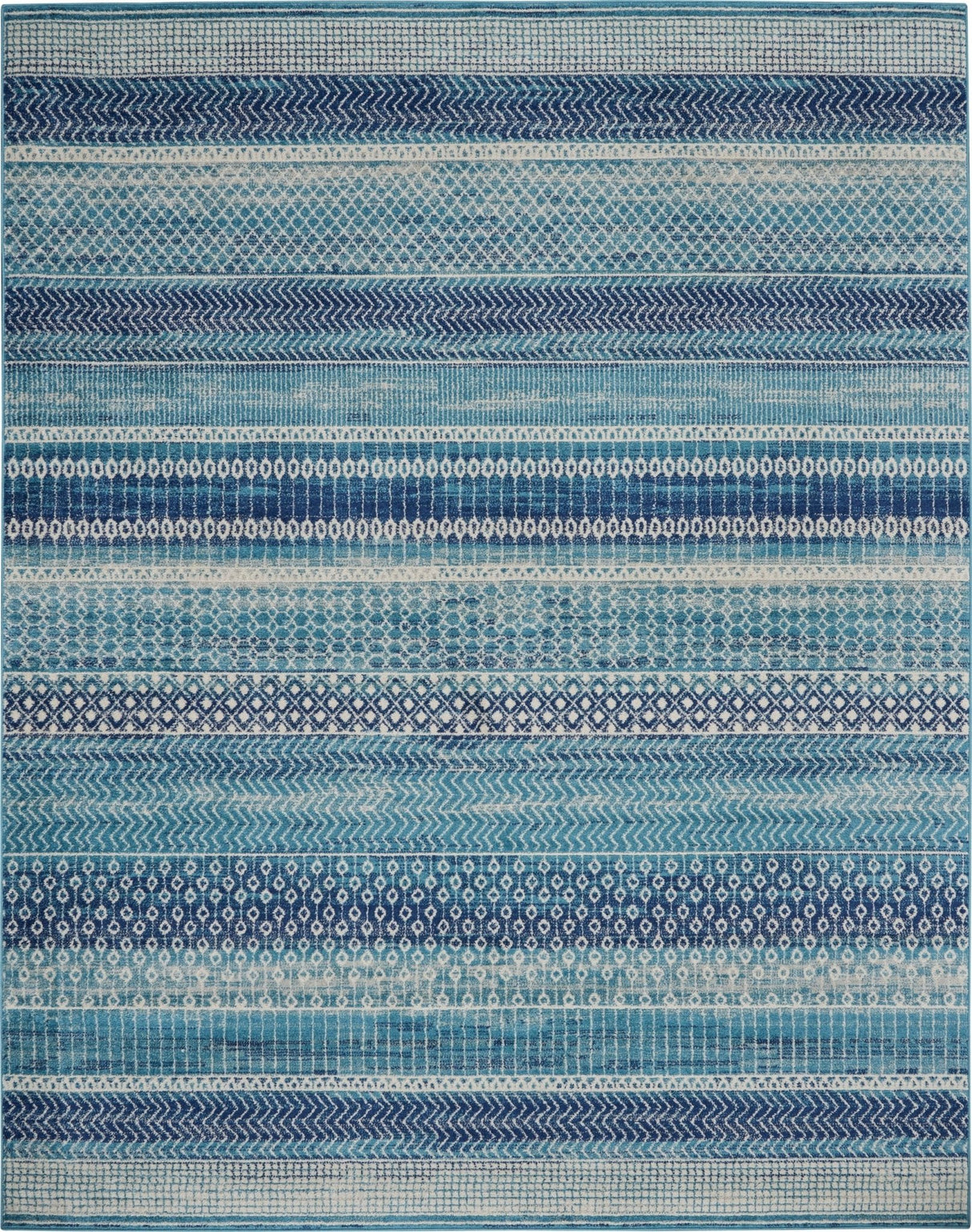 Nourison Passion Psn26 Navy Blue Rug - Nourison - 99446765932