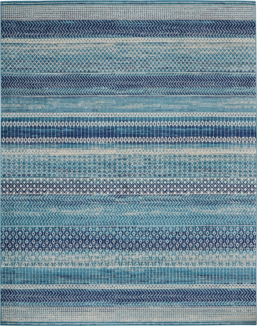 Nourison Passion Psn26 Navy Blue Rug - Nourison - 99446765932