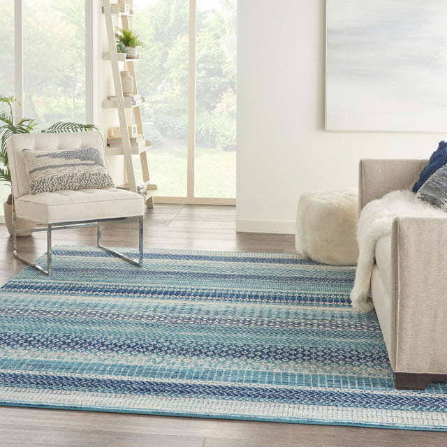 Nourison Passion Psn26 Navy Blue Rug - Nourison - 99446853073