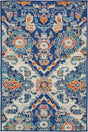 Nourison Passion Psn31 Blue/Multicolor Rugs - Nourison - 99446766458