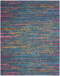 Nourison Passion Psn35 Blue/Multicolor Rugs - Nourison - 99446780041