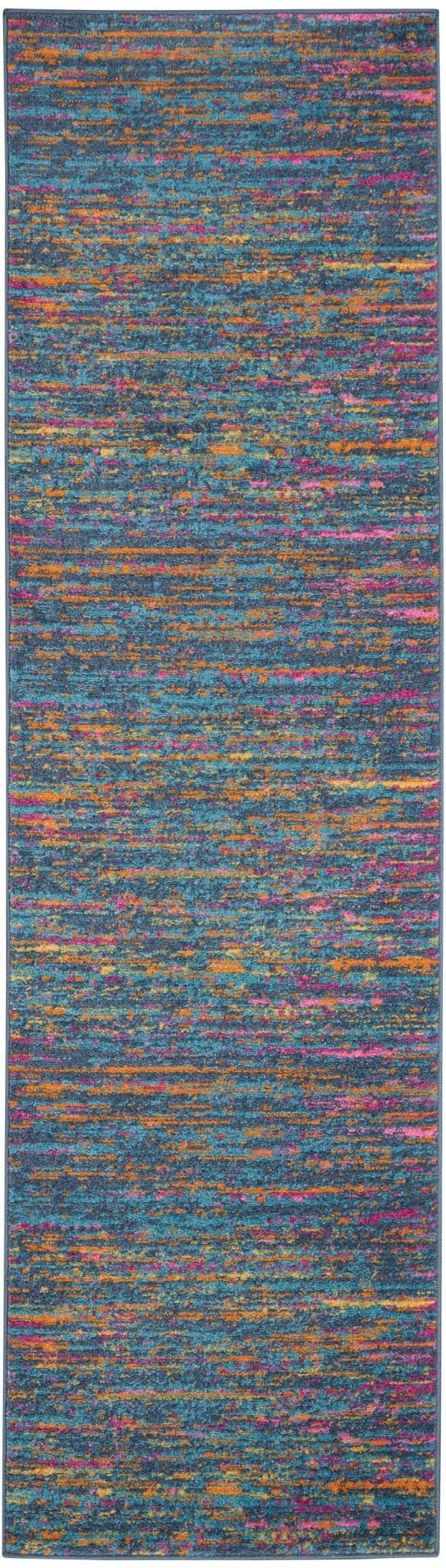 Nourison Passion Psn35 Blue/Multicolor Rugs - Nourison - 99446780126